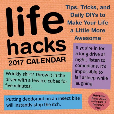 Life Hacks 2017 Day-To-Day Calendar