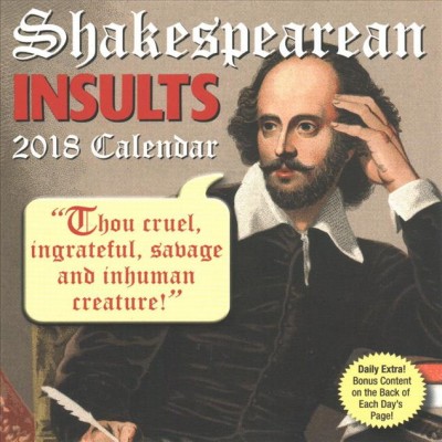 Shakespearean Insults 2018 Day-to-Day Calendar