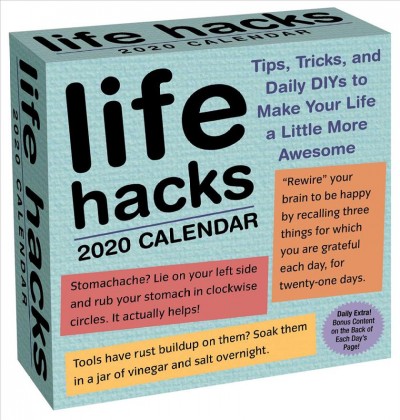Life Hacks 2020 Day-to-Day Calendar