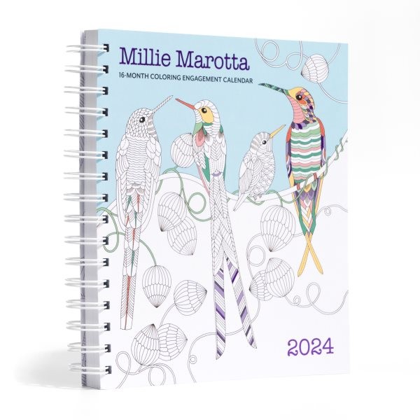 Millie Marotta 2024 16-Month Coloring Engagement Calendar
