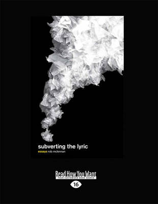 Subverting the Lyric Large type / large print edition