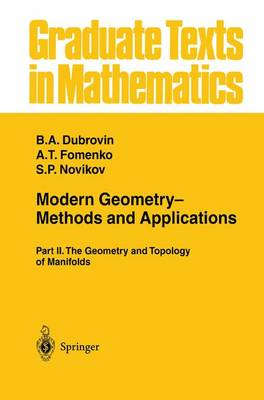 Modern Geometry- Methods and Applications: Part II: The Geometry and Topology of Manifolds