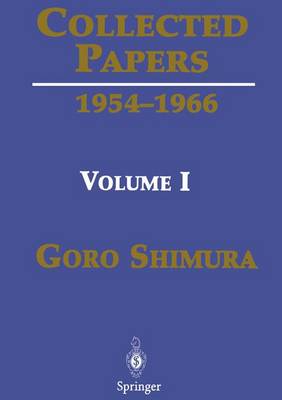 Collected Papers I Softcover reprint of the original 1st ed. 2002, v. 1, 1954-1966