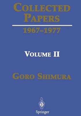 Collected Papers Softcover reprint of the original 1st ed. 2002, Volume II, 1967-1977