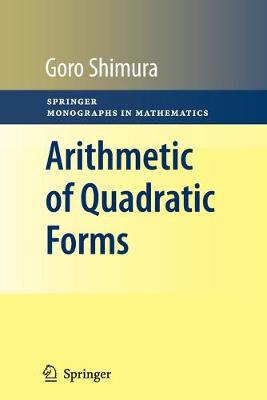 Arithmetic of Quadratic Forms 2010 ed.