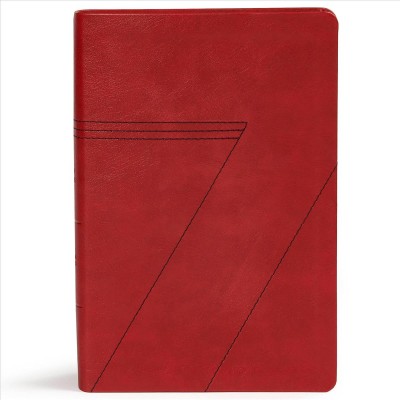 CSB Seven Arrows Bible, Crimson LeatherTouch: The How-to-Study Bible for Students