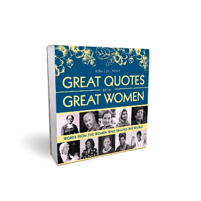 2026 Great Quotes From Great Women Boxed Calendar: Words from the Women Who Shaped the World