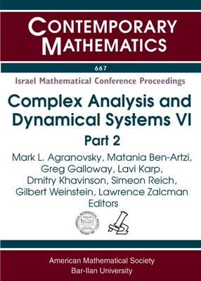 Complex Analysis and Dynamical Systems VI