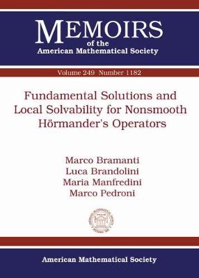 Fundamental Solutions and Local Solvability for Nonsmooth Hormander's  Operators