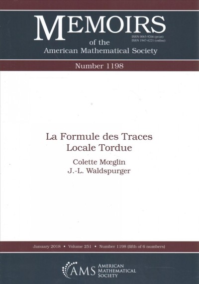 La Formule des Traces Locale Tordue