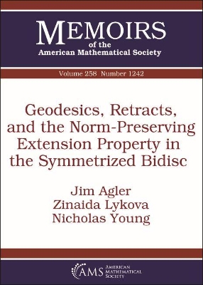 Geodesics, Retracts, and the Norm-Preserving Extension Property in the  Symmetrized Bidisc
