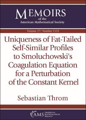 Uniqueness of Fat-Tailed Self-Similar Profiles to Smoluchowski's Coagulation  Equation for a Perturbation of the Constant Kernel