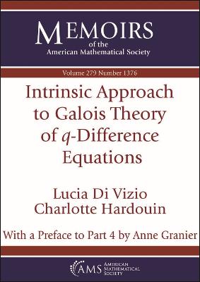 Intrinsic Approach to Galois Theory of $q$-Difference Equations