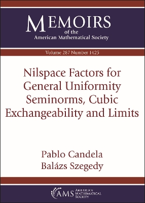 Nilspace Factors for General Uniformity Seminorms, Cubic Exchangeability and  Limits