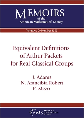 Equivalent Definitions of Arthur Packets for Real Classical Groups