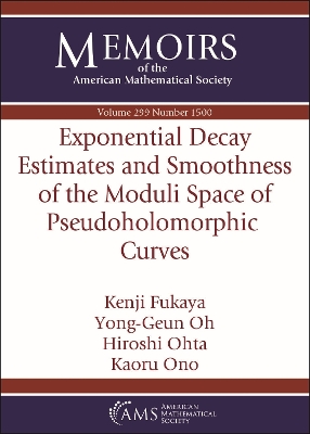 Exponential Decay Estimates and Smoothness of the Moduli Space of Pseudoholomorphic Curves