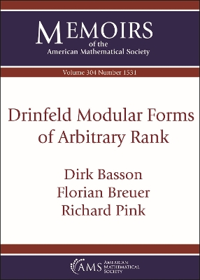 Drinfeld Modular Forms of Arbitrary Rank