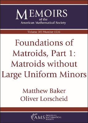Foundations of Matroids, Part 1: Matroids Without Large Uniform Minors