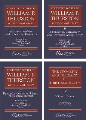 Collected Works of William P. Thurston with Commentary (the Set)
