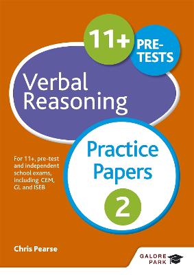 11plus Verbal Reasoning Practice Papers 2: For 11plus, pre-test and independent school exams including CEM, GL and ISEB