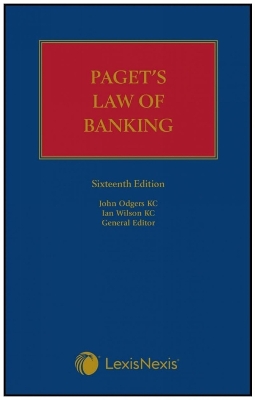 Paget's Law of Banking 16th edition