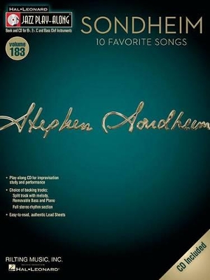 Sondheim Jazz Play-Along Volume 183