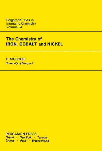 Chemistry of Iron, Cobalt and Nickel: Comprehensive Inorganic Chemistry