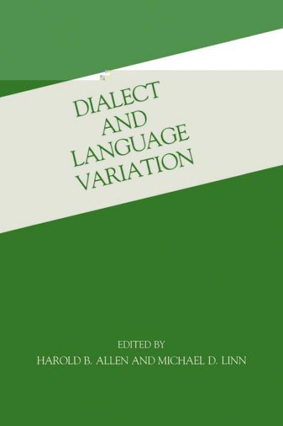 Dialect and Language Variation