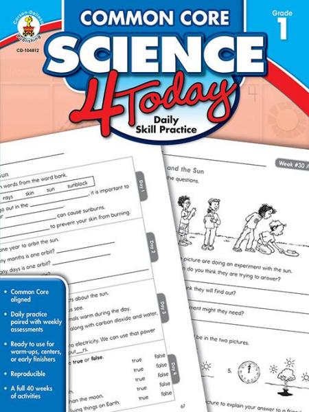 Common Core Science 4 Today, Grade 1: Daily Skill Practice