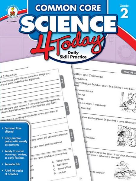 Common Core Science 4 Today, Grade 2: Daily Skill Practice