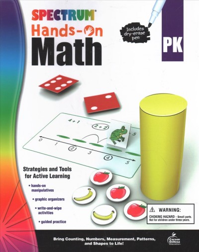 Spectrum Hands-On Math , Grade PK