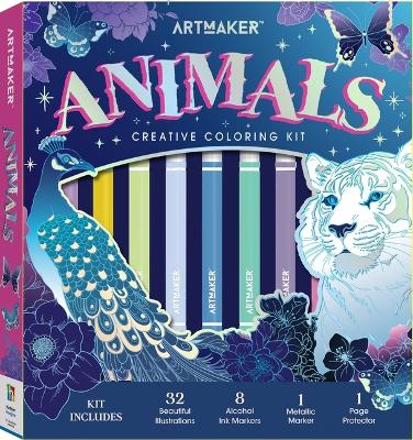 Art Maker Animals Coloring Kit