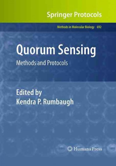 Quorum Sensing: Methods and Protocols Softcover reprint of the original 1st ed. 2011