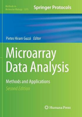 Microarray Data Analysis: Methods and Applications Softcover reprint of the original 2nd ed. 2016