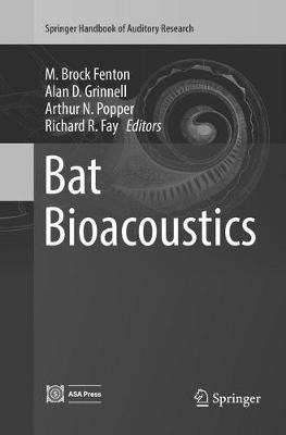 Bat Bioacoustics Softcover Reprint of the Original 1st 2016 ed.