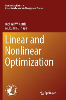 Linear and Nonlinear Optimization Softcover reprint of the original 1st ed. 2017