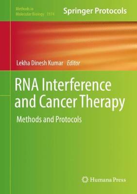 RNA Interference and Cancer Therapy: Methods and Protocols