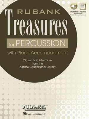 Rubank Treasures for Percussion Book with Online Audio (stream or download)