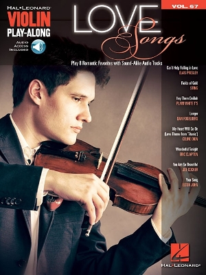 Love Songs Violin Play-Along Volume 67