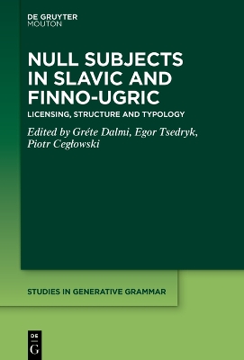 Null Subjects in Slavic and Finno-Ugric: Licensing, Structure and Typology