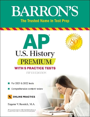 AP US History Premium: With 5 Practice Tests Fifth Edition