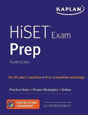 HiSET Exam Prep: Practice Tests plus Proven Strategies plus Online Fourth Edition