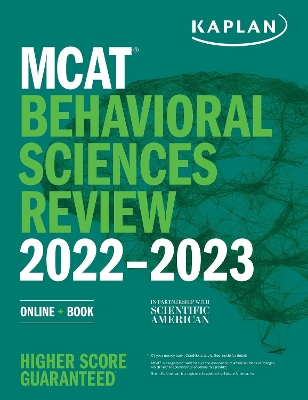 MCAT Behavioral Sciences Review 2022-2023: Online plus Book