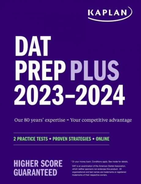 DAT Prep Plus 2023-2024: 2 Practice Tests plus Proven Strategies plus Online