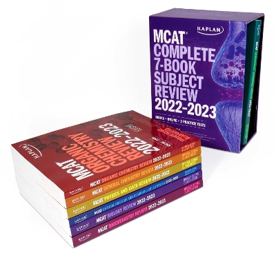 MCAT Complete 7-Book Subject Review 2022-2023: Books plus Online plus 3 Practice Tests