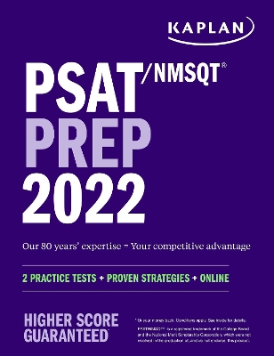 PSAT/NMSQT Prep 2022: 2 Practice Tests plus Proven Strategies plus Online