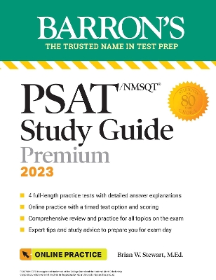 PSAT/NMSQT Study Guide, 2023: Comprehensive Review with 4 Practice Tests plus  an Online Timed Test Option Second Edition