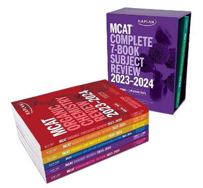 MCAT Complete 7-Book Subject Review 2023-2024, Set Includes Books, Online  Prep, 3 Practice Tests