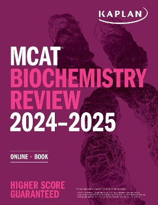 MCAT Biochemistry Review 2024-2025: Online plus Book