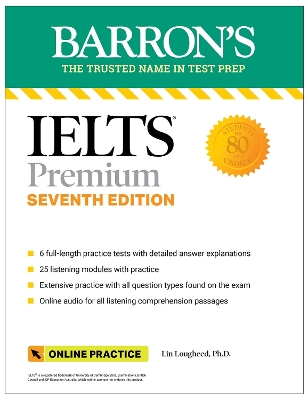 IELTS Premium: 6 Practice Tests plus Comprehensive Review plus Online Audio,  Seventh Edition Seventh Edition